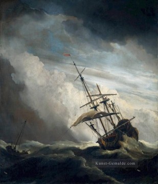 Schiff marine Willem van de Velde der Jüngere Ölgemälde